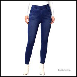 Skinny Jeans High Waisted Elastic Waist Stretchy Denim Jeggings Trendy Chic